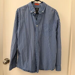 St. John’s Bay Blue Checkered Shirt